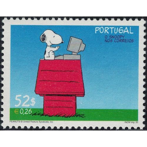 Portugal 2000 Neuf Snoopy Nos Correios Snoopy À La Poste Y&t Pt 2443 Su