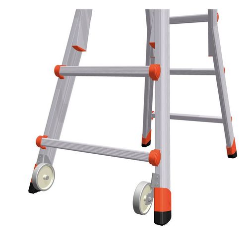 Kit 2 roulettes pour échelles pliable multifonction Hailo