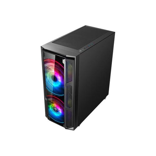 Suza Spirit of Gamer GHOST 5 A-RGB EDITION - Tour - ATX étendu - panneau latéral fenêtré (verre trempé) - pas d'alimentation - noir - USB/Audio