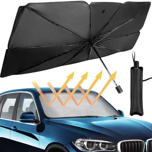 GOGOU® Pare-brise de voiture pliable pare-soleil parapluie pare-brise  Protection solaire avec sac de rangement