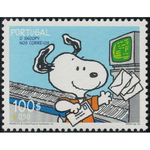 Portugal 2000 Neuf Snoopy Nos Correios Snoopy À La Poste Y&t Pt 2446 Su