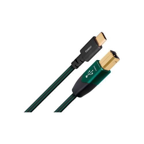 Câble USB AUDIOQUEST Forest USB B vers Type C (1,5 m)