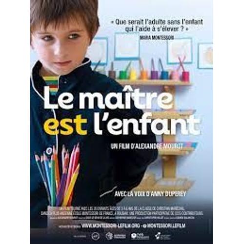 Affiche De Cinéma Originale Le Maître Et L'enfant (Mourot) 120/160 Cm