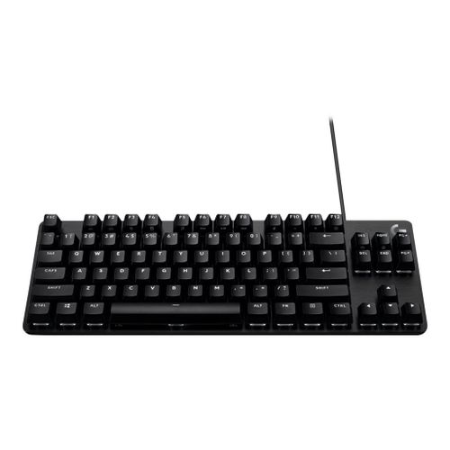 Logitech G413 TKL SE - Clavier - rétro-éclairé - USB - QWERTY - Nordique (Danois/Finnois/Norvégien/Suédois) - commutateur : Tactile - noir - pour Windows 10; 11; Logitech G G502; Microsoft Get...