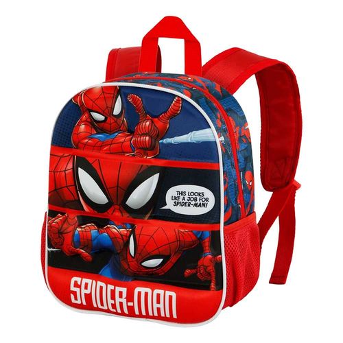 Sac à dos 3D Petit - Marvel Spiderman Stronger - Rouge - Taille Unique