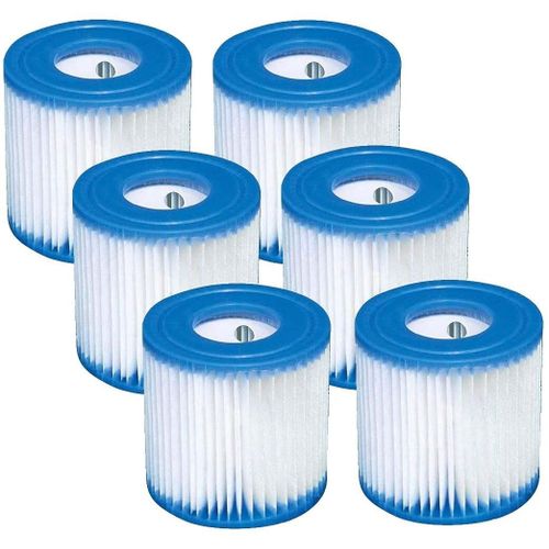 6PCS Générique Cartouches de Filtration Intex pour Filtre Piscine - Intex Type H
