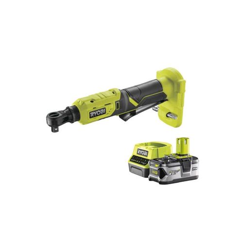 Pack RYOBI Clé à cliquet 18V One+ R18RW3-0 - 1 Batterie 4.0Ah - 1 Chargeur rapide RC18120-140