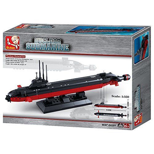 Sluban M38-B0391 - Nuclear Submarine (Sous-Marin Nucleaire) Echelle 1:350
