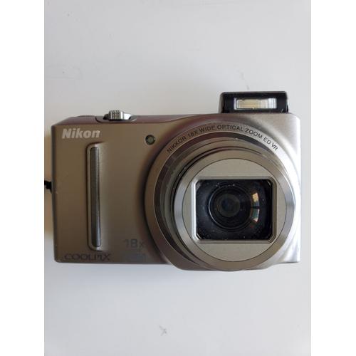 Camera Numérique Nikon Coolpix S9100 Compact 12.1 MP Zoom Optique 18X Écran 7.6 cm Flash intégré