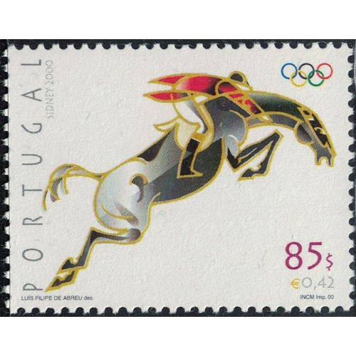Portugal 2000 Neuf Jeux Olympiques Sidney Hippisme Saut D'obstacles Y&t Pt 2438 Su