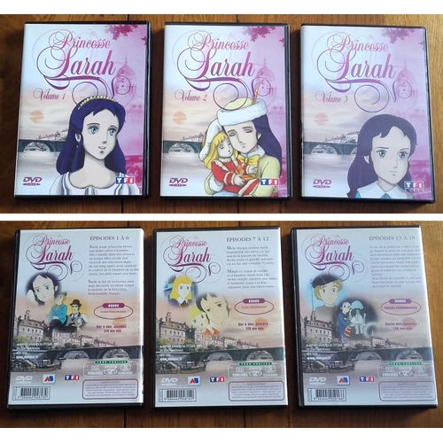 Lot 3 Dvd Princesse Sarah Volume 1+2+3 Soit 18 Épisodes Tf1 Vidéo