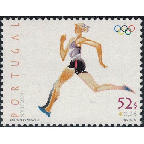 Portugal 2000 Neuf Jeux Olympiques Sidney Athlétisme Y&t Pt 2437 Su