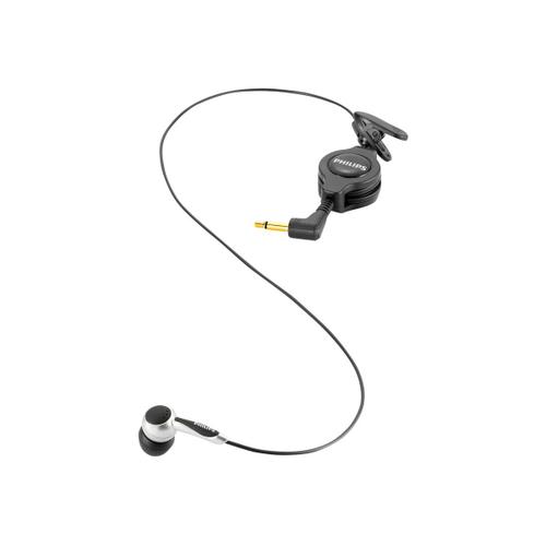 Philips LFH9162 - Micro-casque - intra-auriculaire - filaire - jack 3,5mm - noir / argent