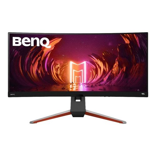 BenQ Mobiuz EX3415R - Écran LED - incurvé - 34" - 3440 x 1440 QHD @ 144 Hz - IPS - 400 cd/m² - 1000:1 - DisplayHDR 400 - 1 ms - 2xHDMI, DisplayPort - haut-parleurs avec subwoofer