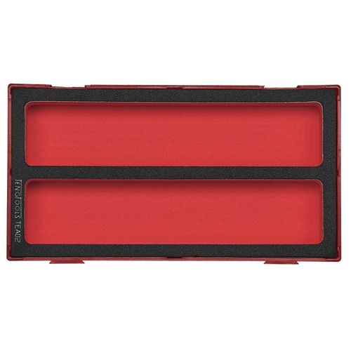 Plateau EVA vide avec 2 compartiments. Teng Tools TEA02