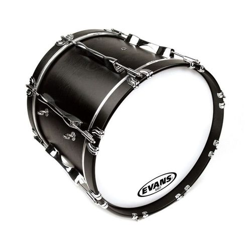 Evans Bd18mx1w - Peau De Grosse Caisse De Fanfare Blanche Mx1, 18 Pouces