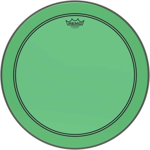 Remo P3-1318-Ct-Gn - Peau De Frappe Powerstroke 3 Colortone Pour Grosse Caisse, Vert, 18"