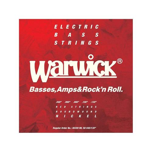 Warwick 46300-Ml5b - Warwick Red Label Medium Light Low B .040-.130 - Jeu Guitare Basse