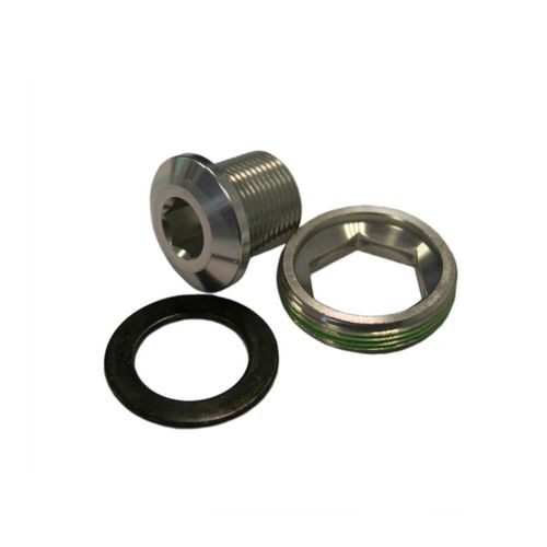 Pédalier Sram Crank Arm Bolt Self-Extr M15/M26 Gxp Silver
