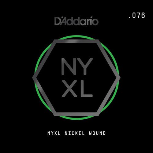 D'addario Nynw076 Tirant .076 - Corde Au Détail Nickel Wound Guitare Électrique