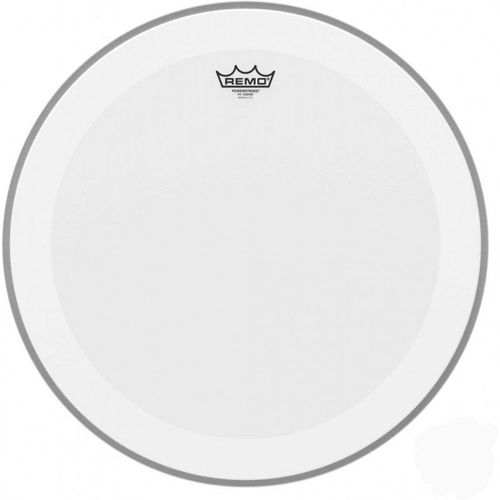 Remo P4-1124-C2 - Peau Powerstroke 4 Sablée 24" Avec Double Pli + Renfort Transparent