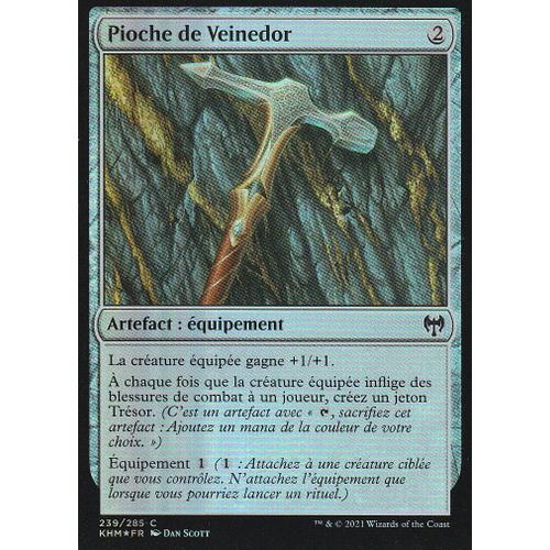 Carte Magic The Gathering - Pioche De Veinedor - 239/285 - Foil - Kaldheim Collector -