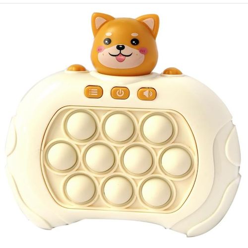 De Bulles À Pousser Rapide Pour Enfants Et Adultes, Mini Jeu Portable À Vitesse Rapide, Pour Soulager Le Stress, Jouet Pop Fidget Pour Garçons, Filles, Adolescents (Chien)