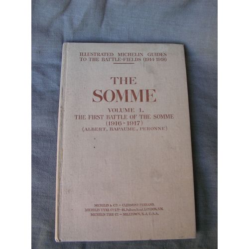 Ww1 Angleterre Livre Sur La Somme ' The Somme " Volume 1 Édition Michelin 1919 Rare