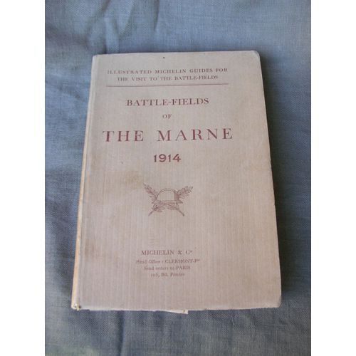 Ww1 Angleterre Livre Sur La Marne ' The Marne ' En Anglais Édition Michelin 264 Pages Rare