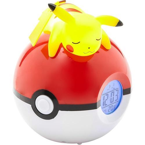 Teknofun Pokemon Pikachu - Radio-réveil - noir, blanc, jaune, rouge