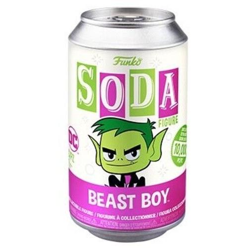 Funko Vinyl Soda: Teen Titans- Metal Beast Boy (Styles May Vary) [] Vinyl Fi