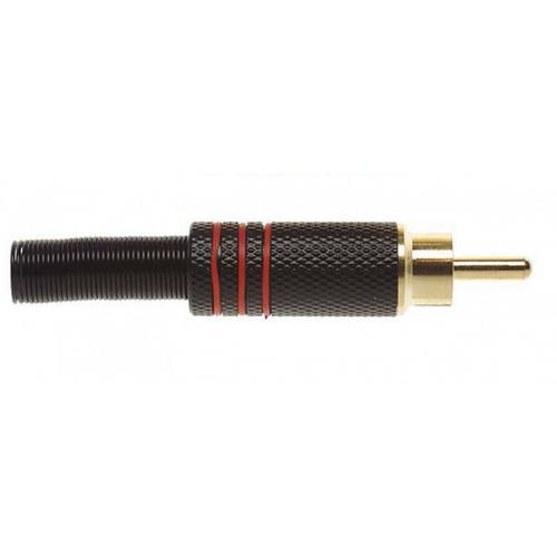 Stagg 0200-M-Bk-Redh - Fiche Rca Mâle