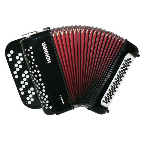 Hohner Nova I 49f - Accordéon Chromatique À Boutons - Noir (+ Housse)