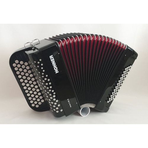 Hohner Nova Ii 60a - Accordéon Chromatique À Boutons - Noir (+ Housse)