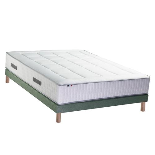 Ensemble Matelas Ressorts 7 Zones H30cm Sommier 160x200