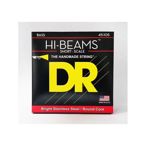 Dr Smr-45 - Hi-Beam - Stainless Steel, Jeu Guitare Basse, Medium 45-105 Short Scale