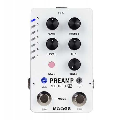 Mooer Preampmodelx2 - Pedale Preampli