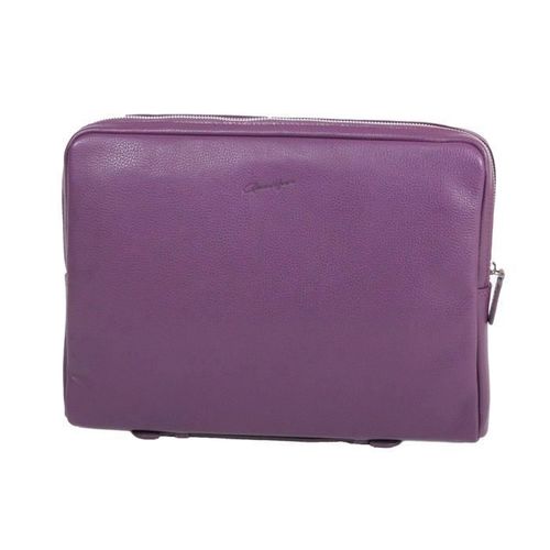 Porte-documents Gérard Hénon TWIST 16244 L x h x p = 34 x 26 x 4 - Violet - Cuir - Femme