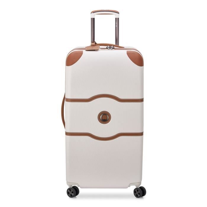 Valise trolley 4 doubles roues 80 cm taille : xxl, segur 2.0 lavande Delsey  Paris