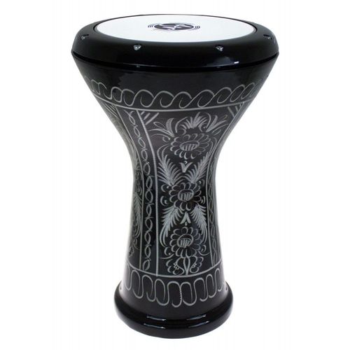 Sawt El Ahram Ea-E-Bk2 - Darbouka Egypte Alu Gravé - Noir