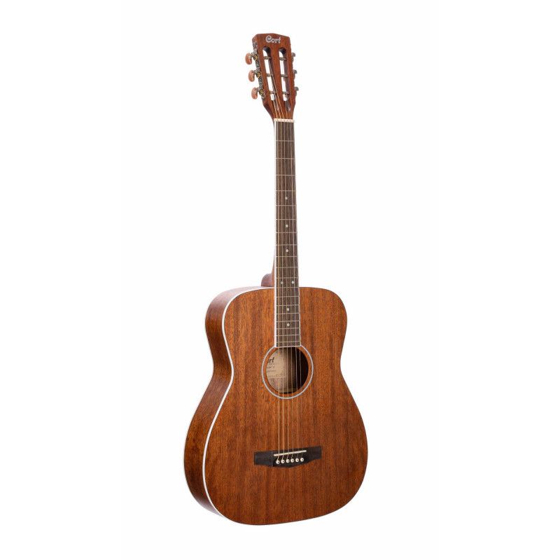 Cort Af590mf - Guitare Acoustique Acajou Forme Concert - Naturel Pores Ouverts