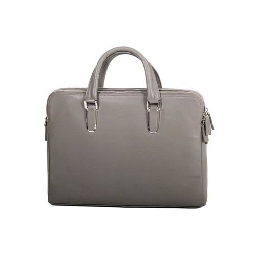 Porte-documents Gérard Hénon Gérard Hénon 16281 L x h x p = 38 x 28 x 6 - Taupe - Cuir de vachette grainé fin - Femme