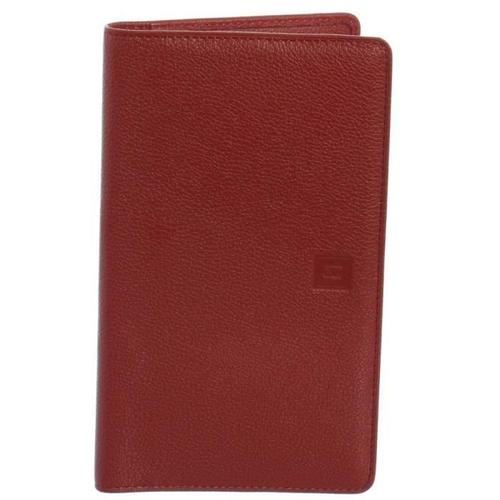 Porte-chéquier Hexagona cuir ref_xga40975 Rouge 19*11*1.5