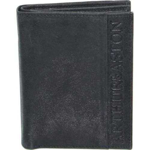Portefeuille Arthur et Aston en cuir ref_ast36135-a-noir