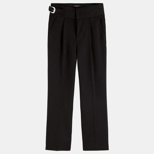 Pantalon À Boucle Noir