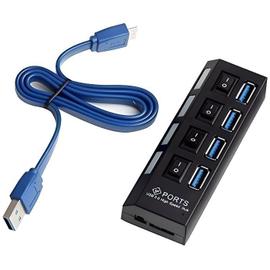 TD® Hub USB 3.0 Multiprise, Multi 4 Ports USB Multiple Ultra Fin avec –