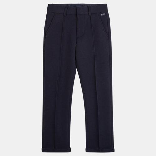 Pantalon Chino Molleton Bleu Marine