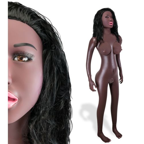 Poupée Sexuelle Gonflable Black Suceuse Chloé