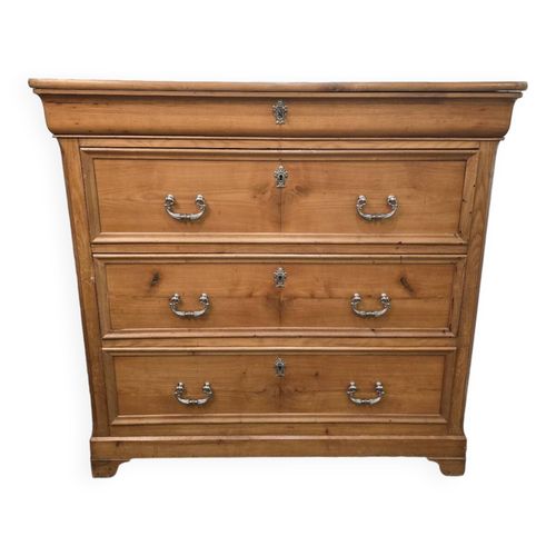 Grande Commode En Sapin Style Louis Philippe Bois