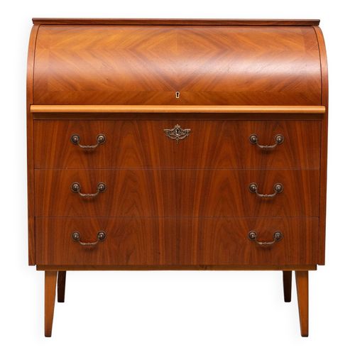 Secrtaire Vintage En Teck Egon Ostergaard Des Annes 1960 Sude Marron